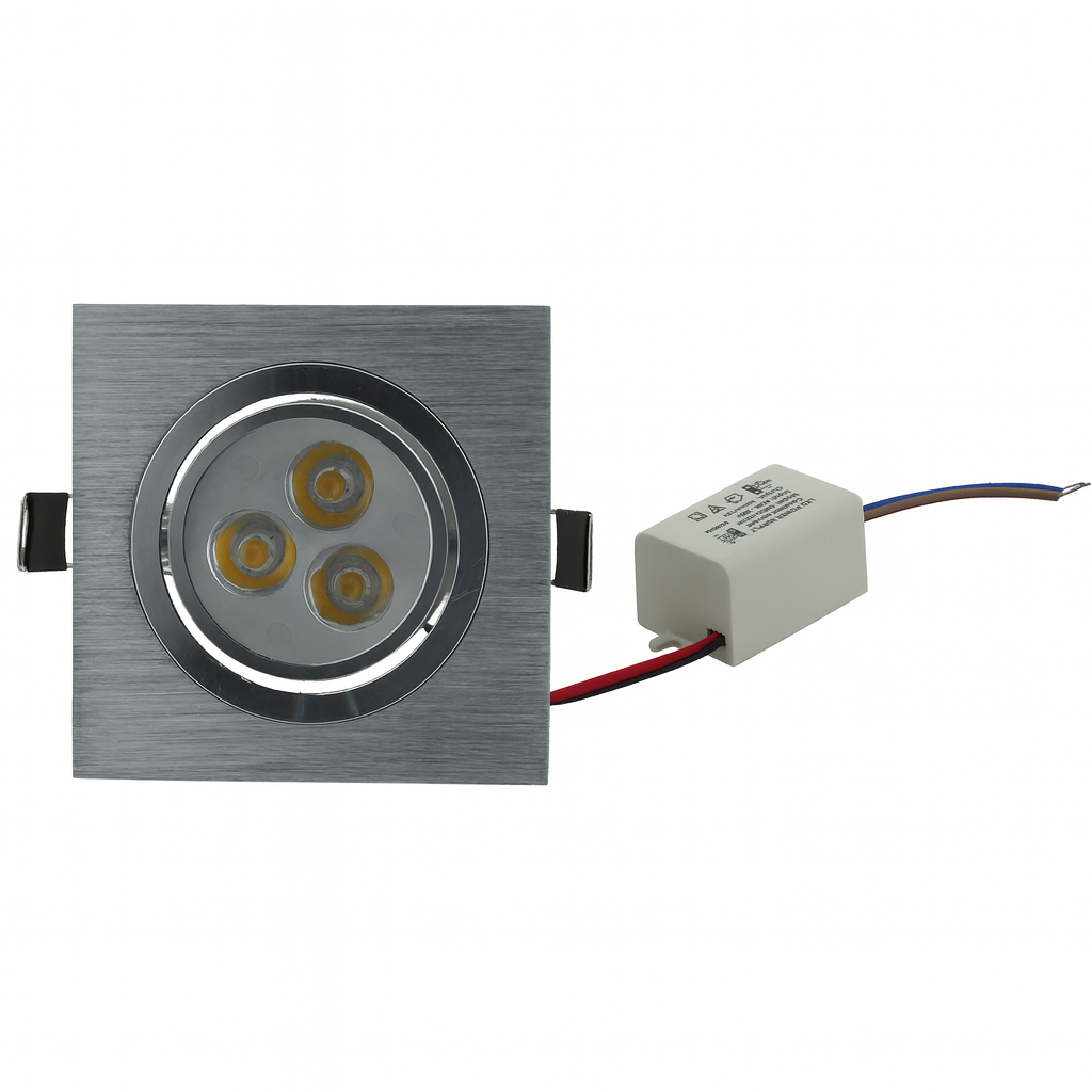 3W Square Calypso Recessed Light Series