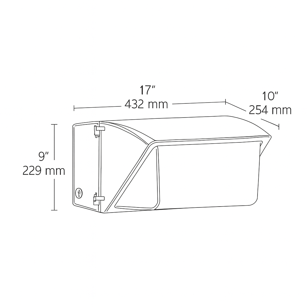 Opium LED Wall Pack Series – 50W to 100W