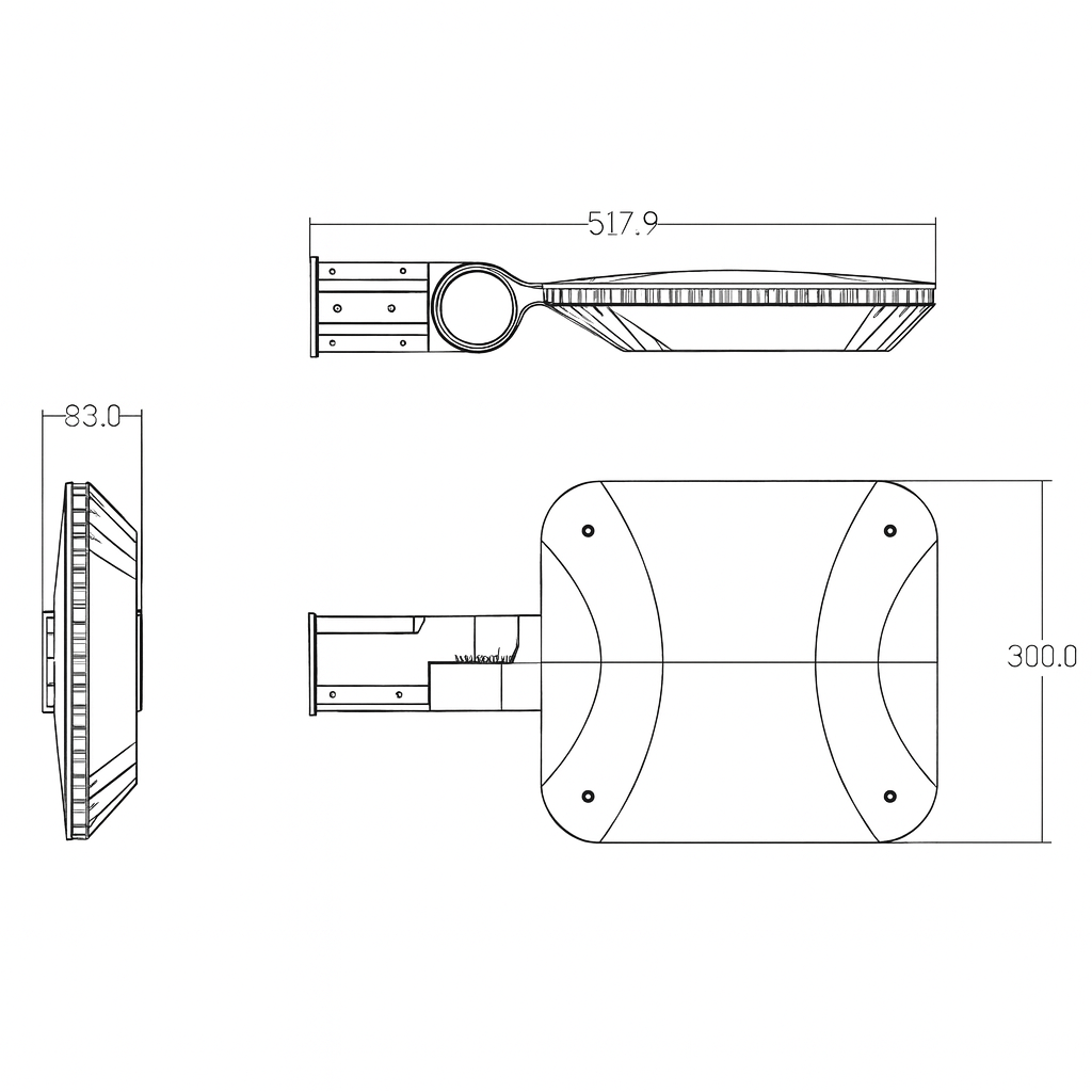 ATLAS LED Area Light Series (20W – 100W)
