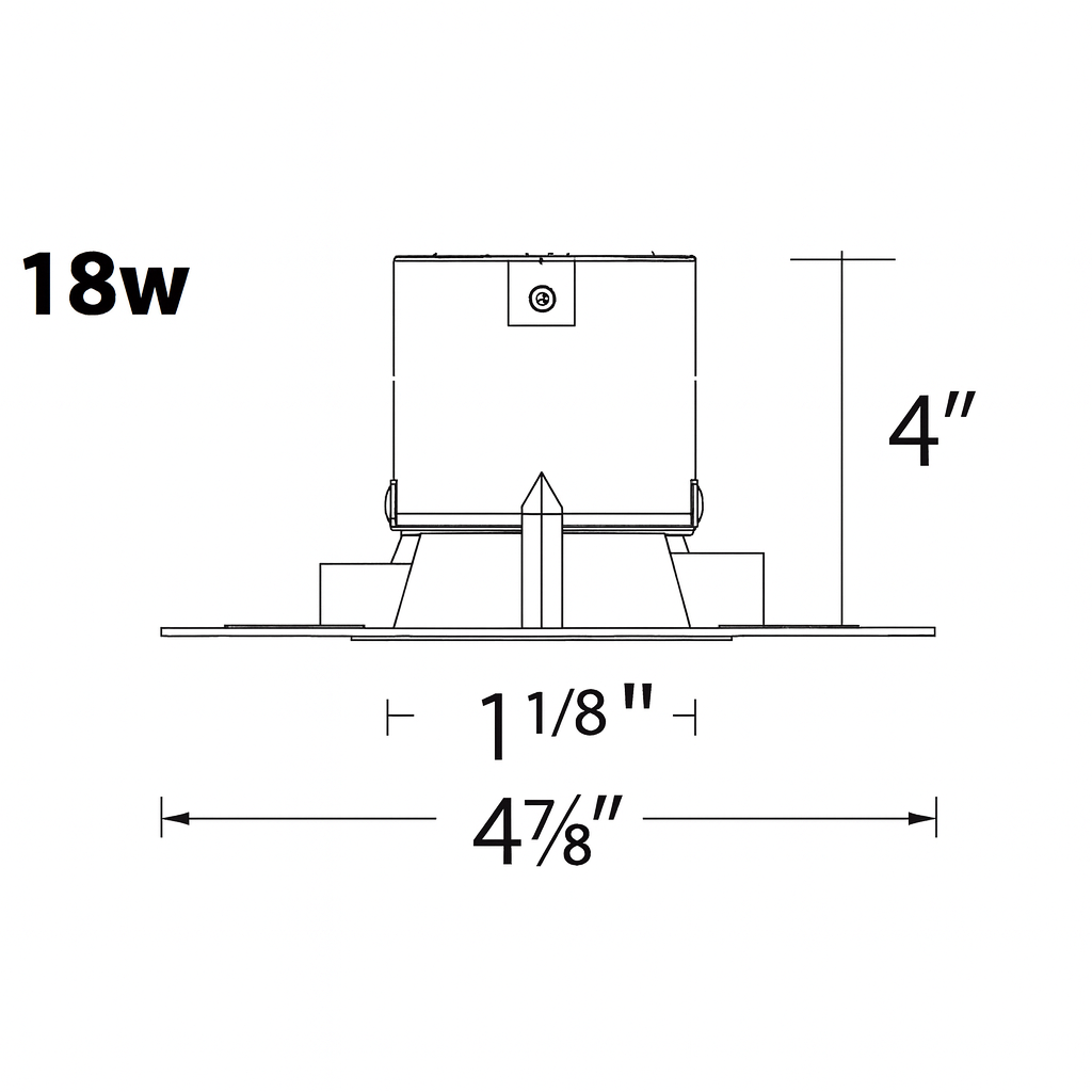 1.0-Inch Micro Dot Recessed – Trimless Downlight Series