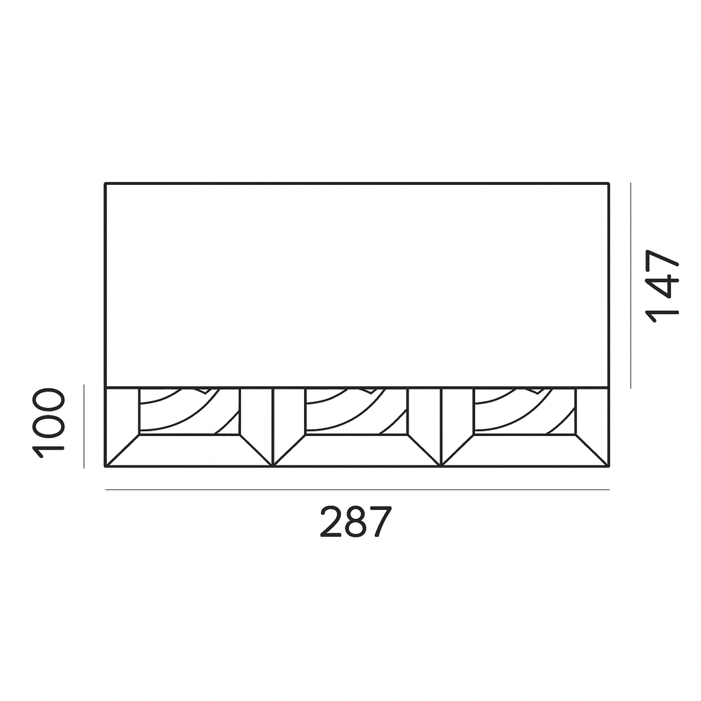 ORACLE Series – 33W Architectural Surface Downlight
