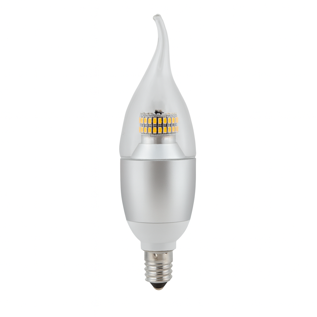 Chandelier™ Flame-Tip Series - 6W LED Candelabra Bulb