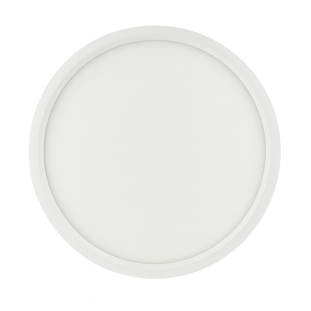 7.0-Inch Round Luxrite Flush Mount Slim Panel – 15W