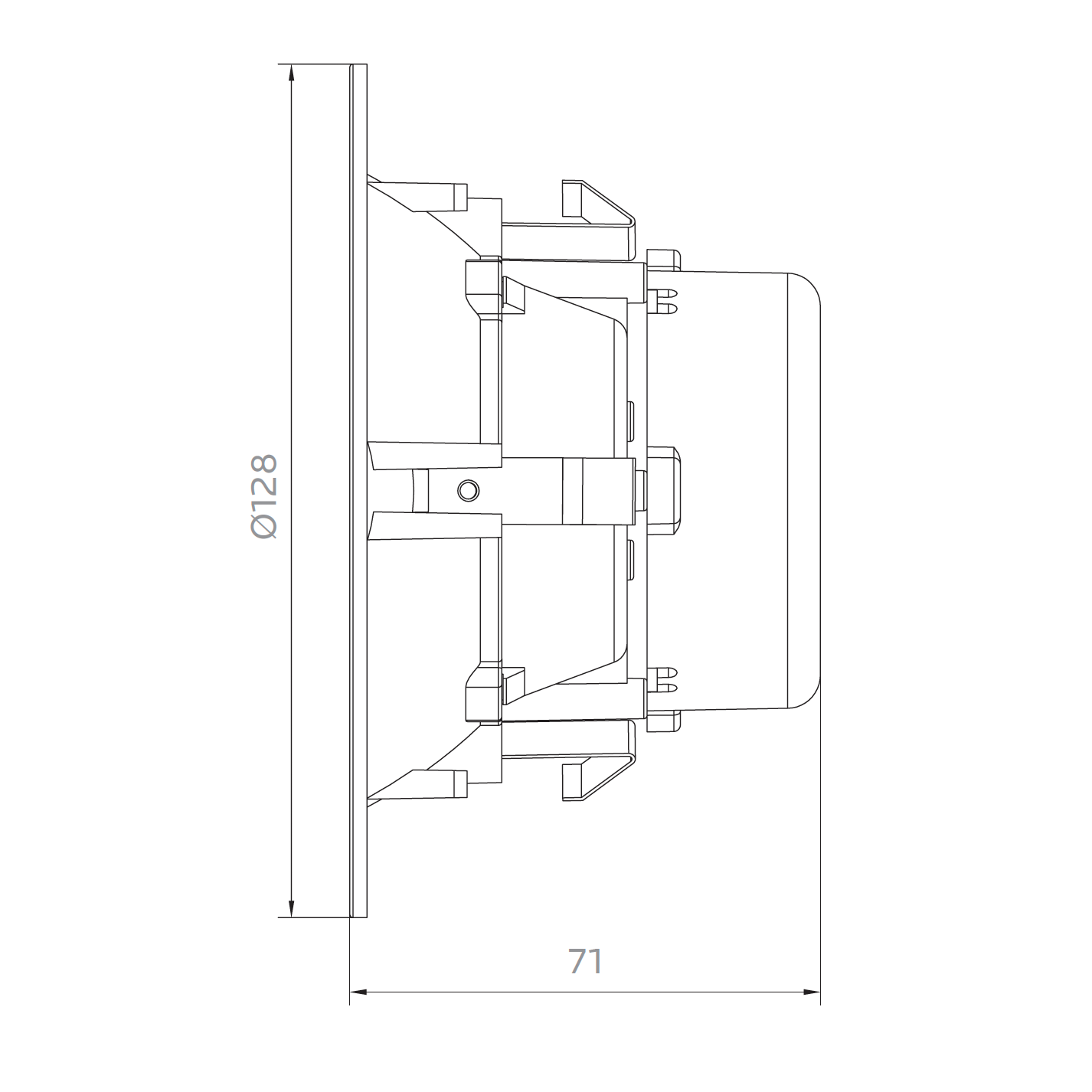 4.0-Inch Luxrite LED Downlight Round