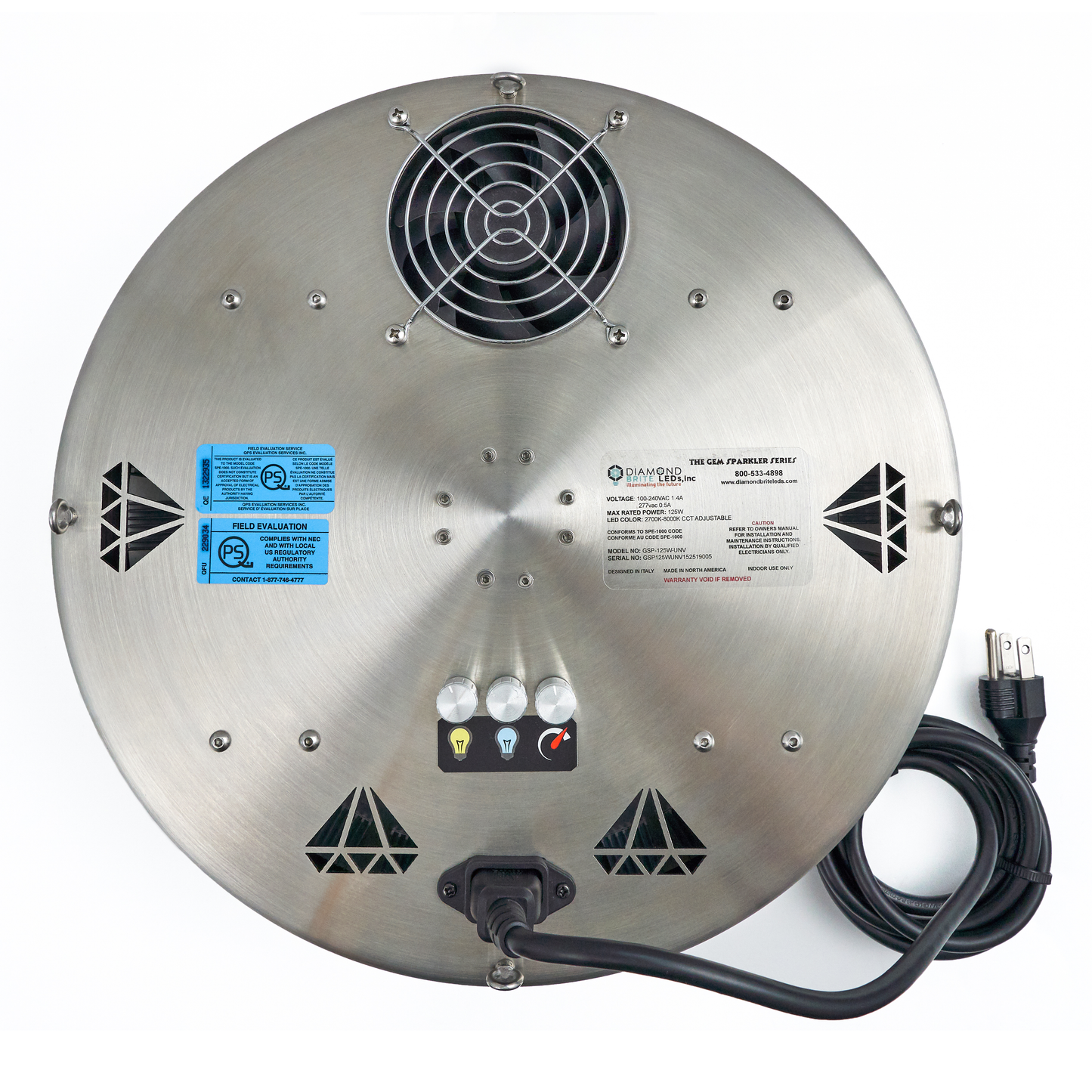 125W The Gem Sparkler Rotating Light Series