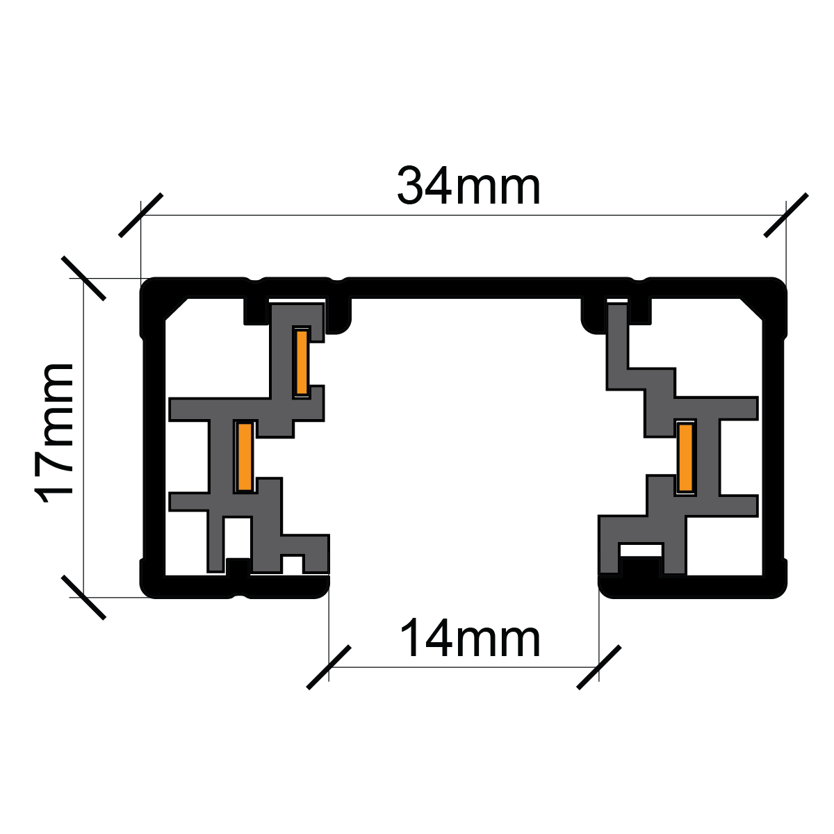 120V One-Circuit Lighting Track Series