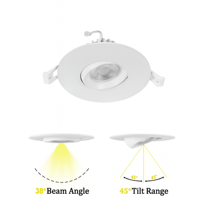 3.0-Inch Recessed Gimbal LED Light Series – 8W