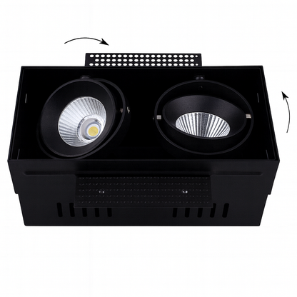 40W Recessed Trimless LED Matrix Light