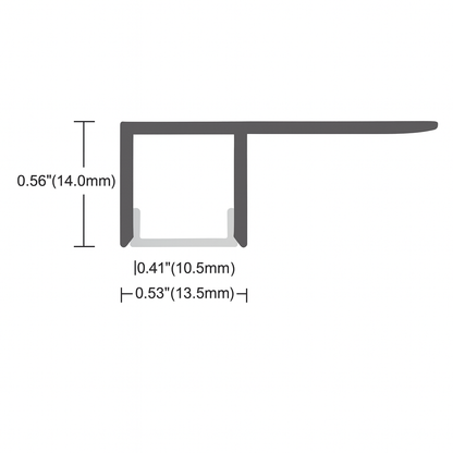 Plaster-In Linear Edge 3313 Series