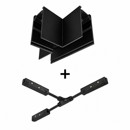 Micro Magnetic Suspended T Angle Connector + Flex T Conductive Module Bundle