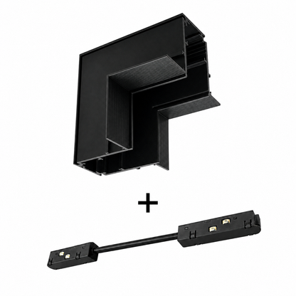Micro Magnetic Recessed Trimless Inner L Angle Connector + Flex Conductive Module Bundle