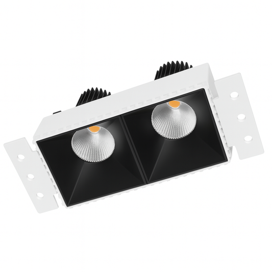 CHRONO Series – Dual-Head Modular Trimless Recessed Downlight