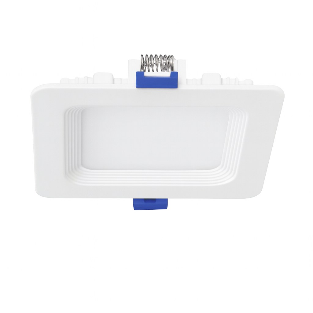 4.0-Inch Square Recessed Baffle Panelite Downlight
