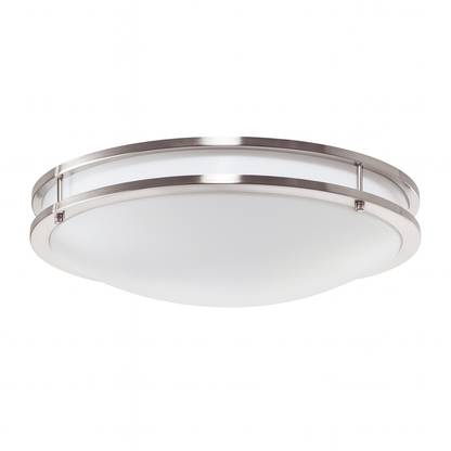 18.0-Inch Luxrite LED Flush Mount Chrome