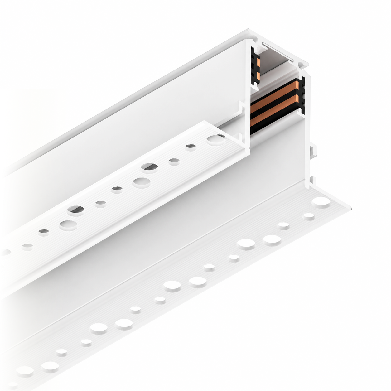 Micro Magnetic Recessed Trimless Track Series