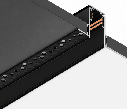 Micro Magnetic Recessed Trimless Track Series