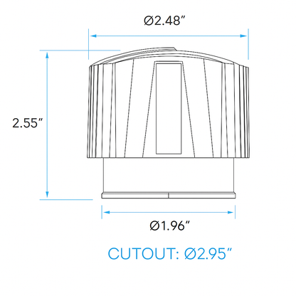 3.0-Inch Architectural Interchangeable LED Downlight Series