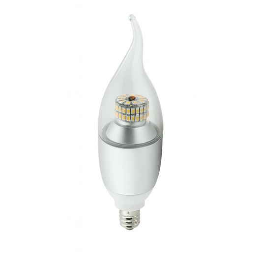 Chandelier™ Flame-Tip Series - 6W LED Candelabra Bulb
