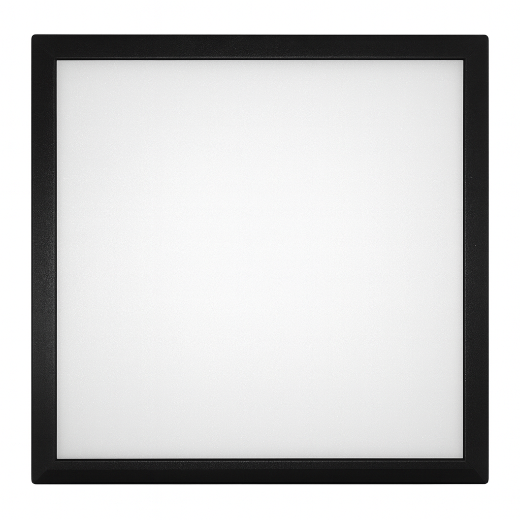 9.0-Inch Square Luxrite Flush Mount Slim Panel – 18W