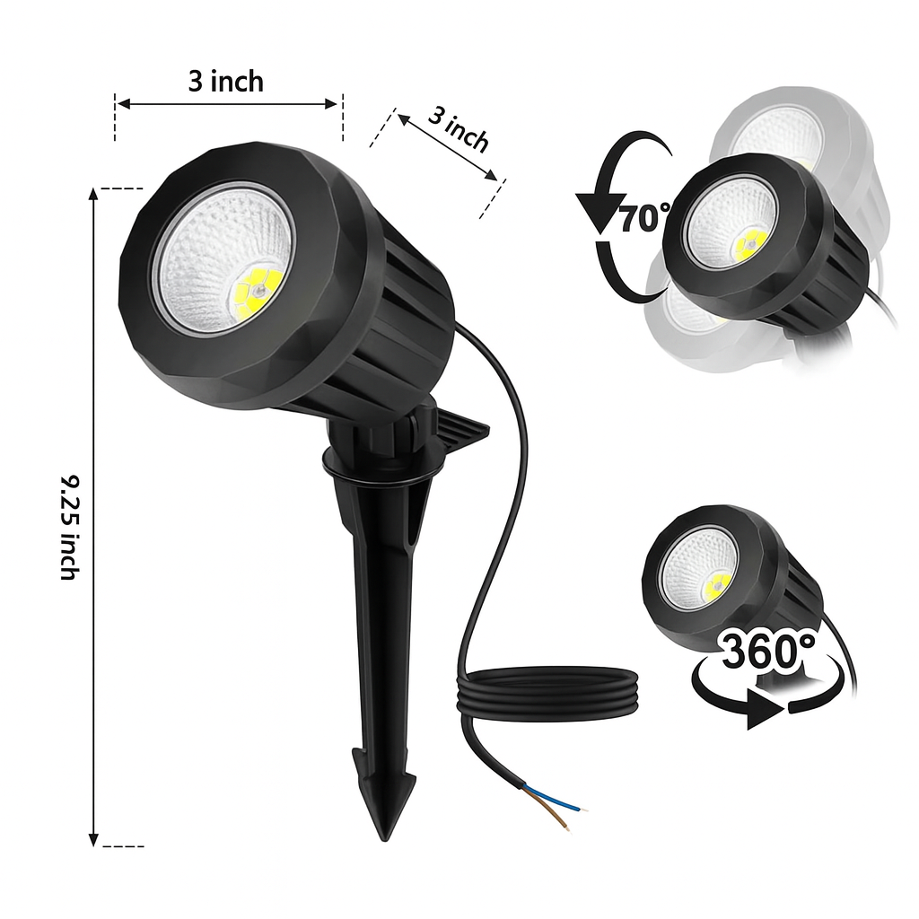 Landscape LED Quantum Series – 10W Inground LED Landscape Light