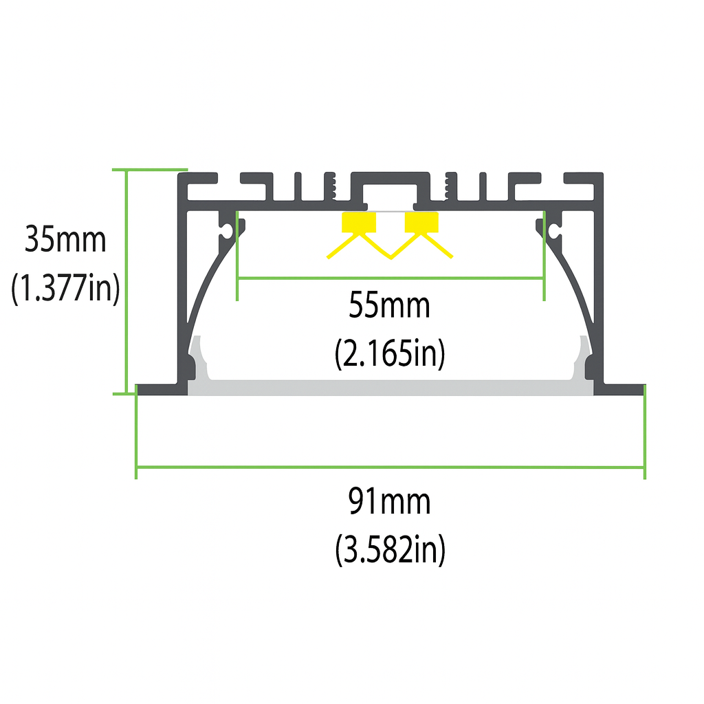 LINEA WIDE™ Architectural LED Linear Light