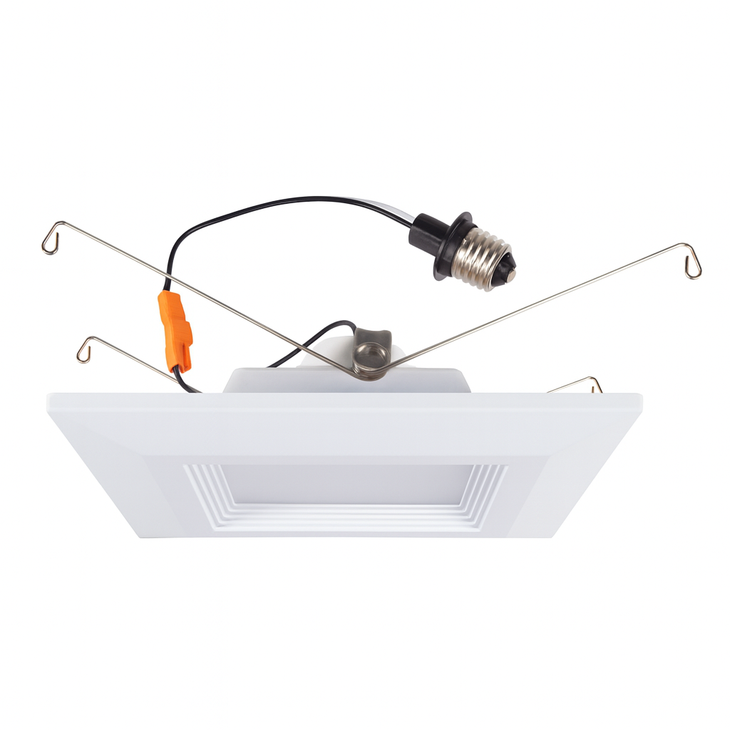 5/6-Inch Luxrite Square LED Downlight – 15W Dimmable