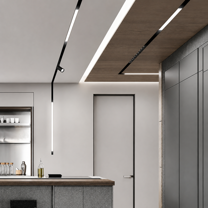 Micro Magnetic Recessed Trimless Track Series