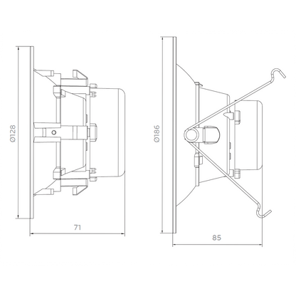 4.0-Inch & 5/6-Inch Luxrite LED Retrofit Downlight Series