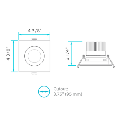 Recessed Multi-Head Downlight Series – 1 Head