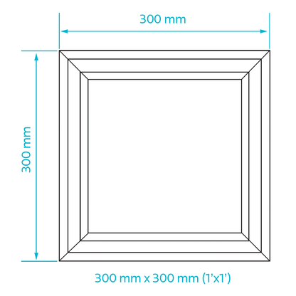 1.0-Foot×1.0-Foot Mini Slim Panel Series