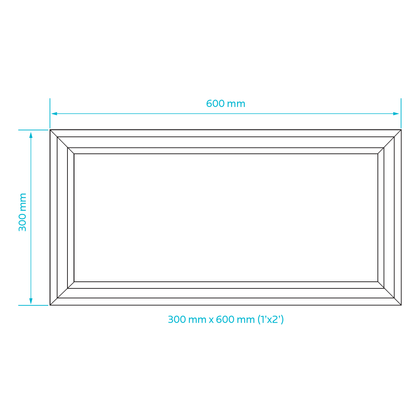 1.0-Foot×2.0-Foot Mini Slim Panel Series
