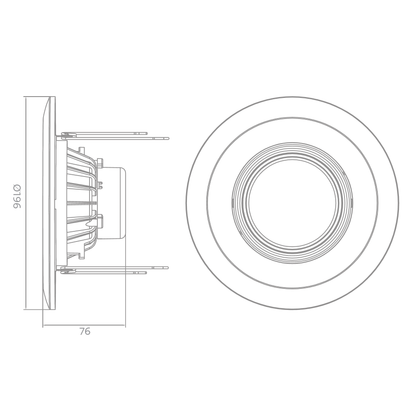 5.0–6.0-Inch Luxrite Retrofit Eyeball Downlight