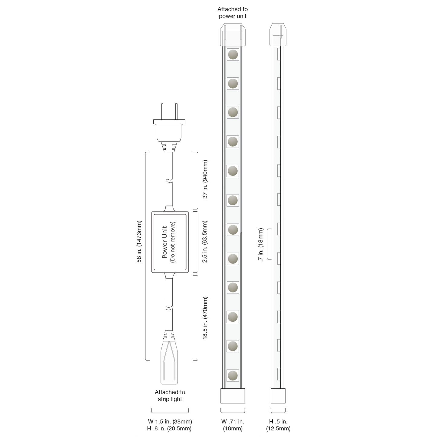Infiniline® 120V Blaze LED Strip Series