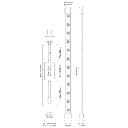 Infiniline® 120V Blaze LED Strip Series