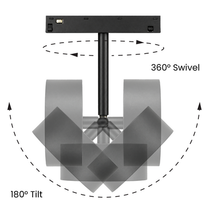 12W Micro Magnetic Aria Light Series